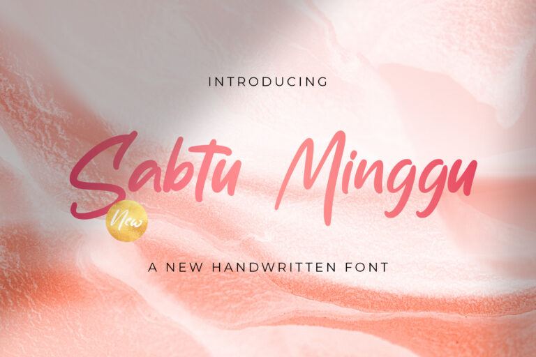 Free Sabtu Minggu Font